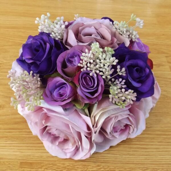 Purple & Lilac Table Centrepiece