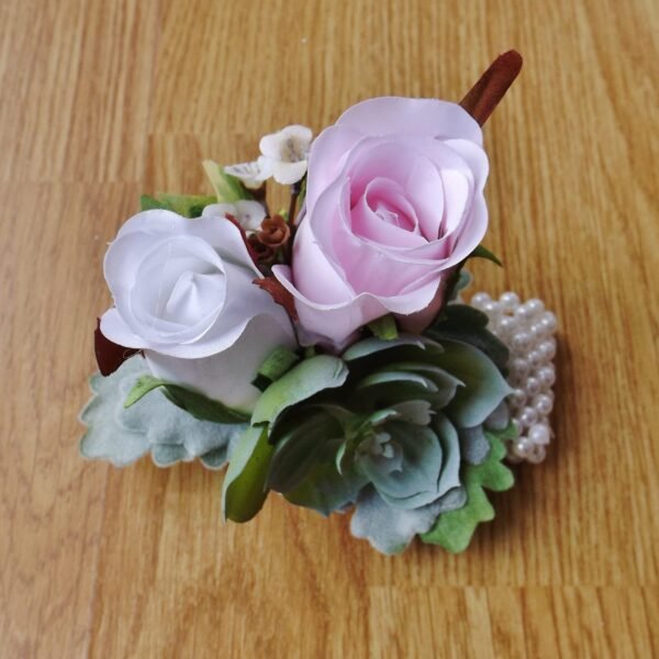 Succulent Artificial Silk Wrist Corsage