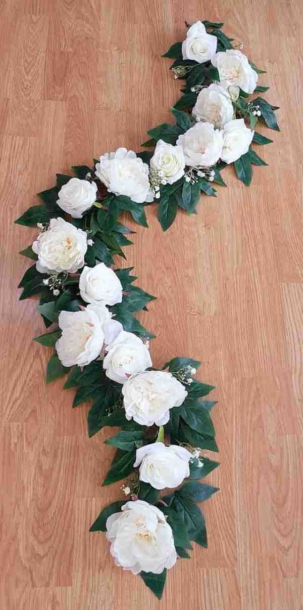 Artificial Silk Flower Garland