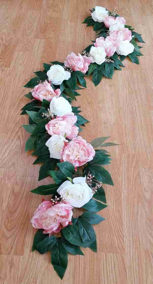 Artificial Silk Flower Garland