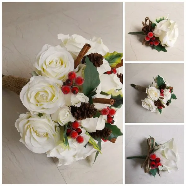 Christmas Silk Wedding Flower Collection