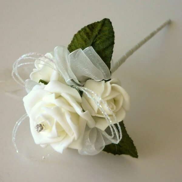 Ivory Flower Girl Wand