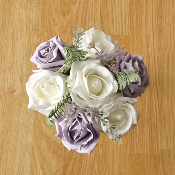 Lilac Rose & Fern Child's Bouquet