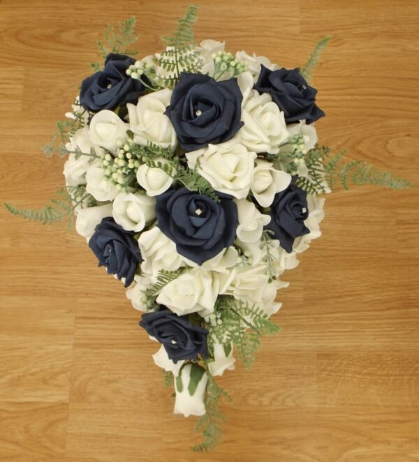 Navy Rose & Fern Brides Shower