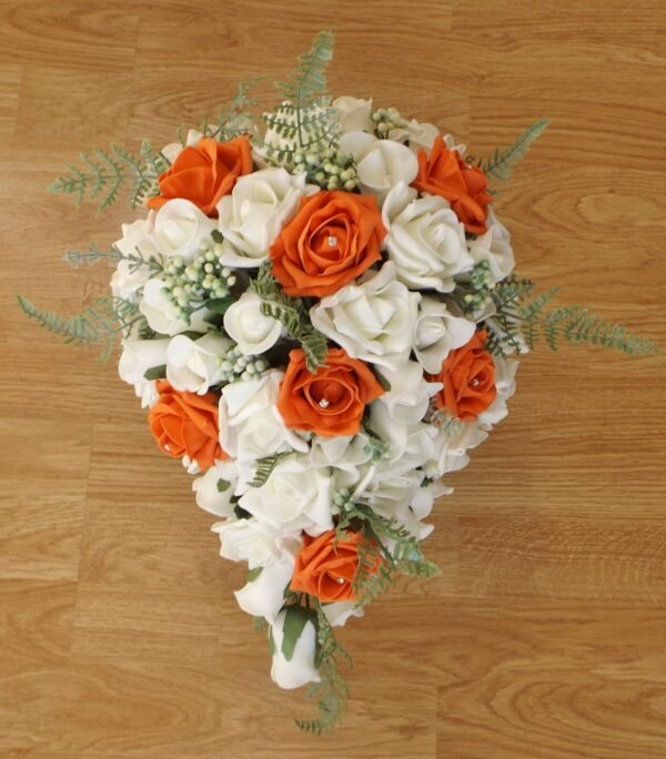 Orange Rose & Fern Brides Shower