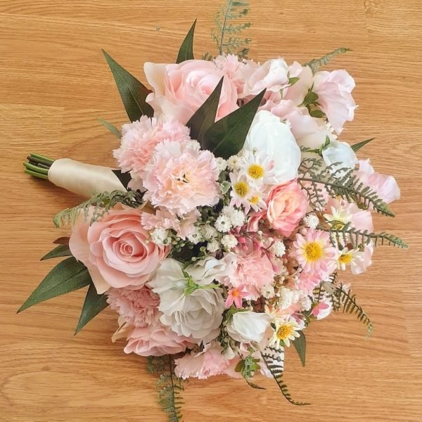 Light Pink & Ivory Wildflower Bouquet