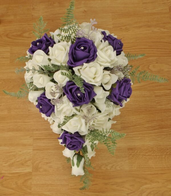 Purple Rose & Fern Brides Shower