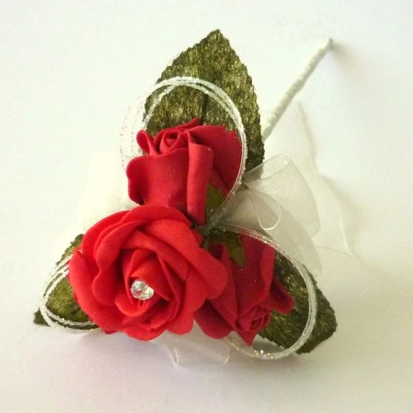 Artificial Wedding Flowers - Red Rose