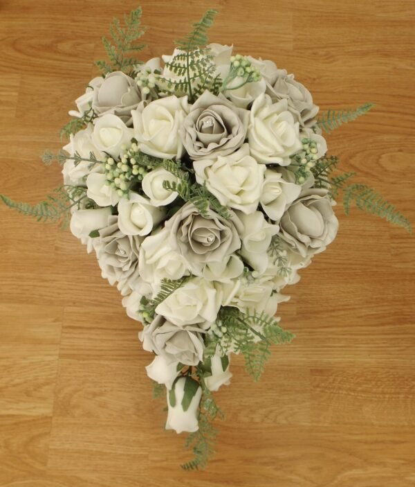 Silver Rose & Fern Brides Shower