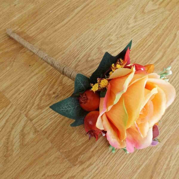 Autumn Berry Flowergirl Wand