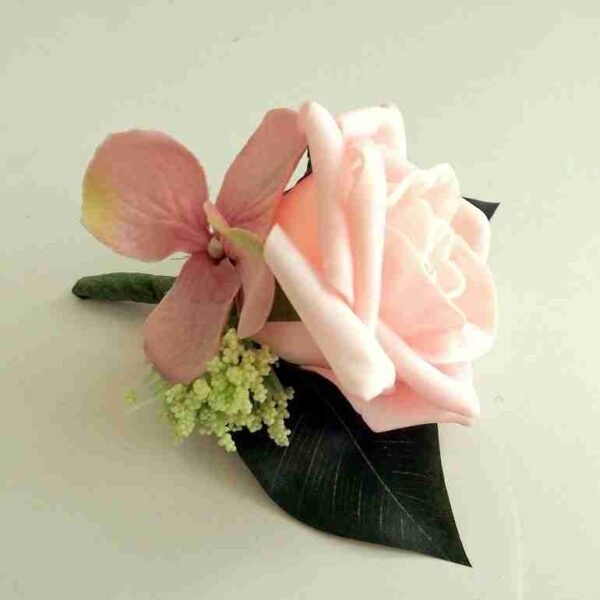 Pink Hydrangea Buttonhole